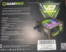 GAMEMAX VP-600-RGB 80+ Bronze Certified Power Supply 600W 3 Color RGB LED ATX12V