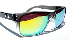 NEW Oakley HOLBROOK Dark Ink Fade POLARIZED Galaxy Gold Fire Lens Sunglass 9102