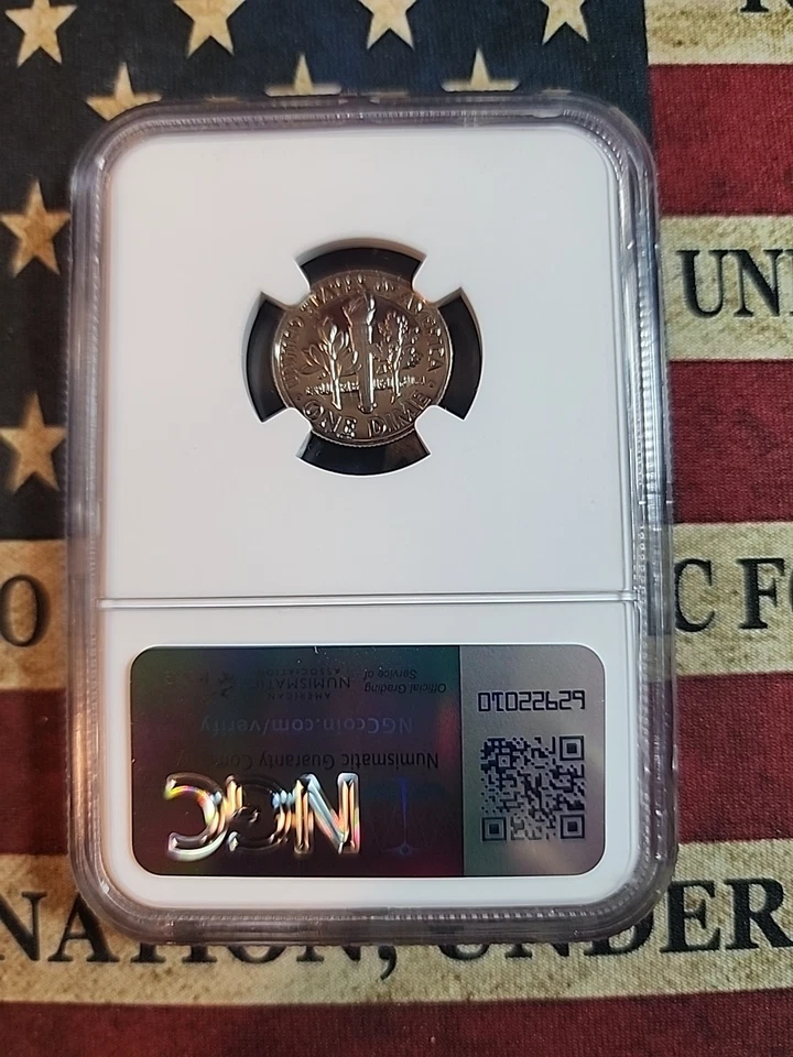 1970-S NGC PF68 10C ROOSEVELT DIME PORTRAIT LABEL - Image 2 of 4