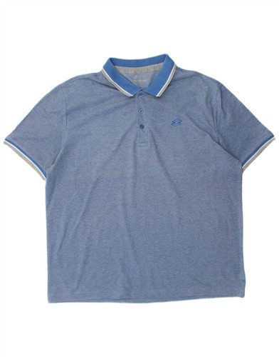 Lotto, Lotto Mens Life's Polo Shirt 2XL Blue CI20