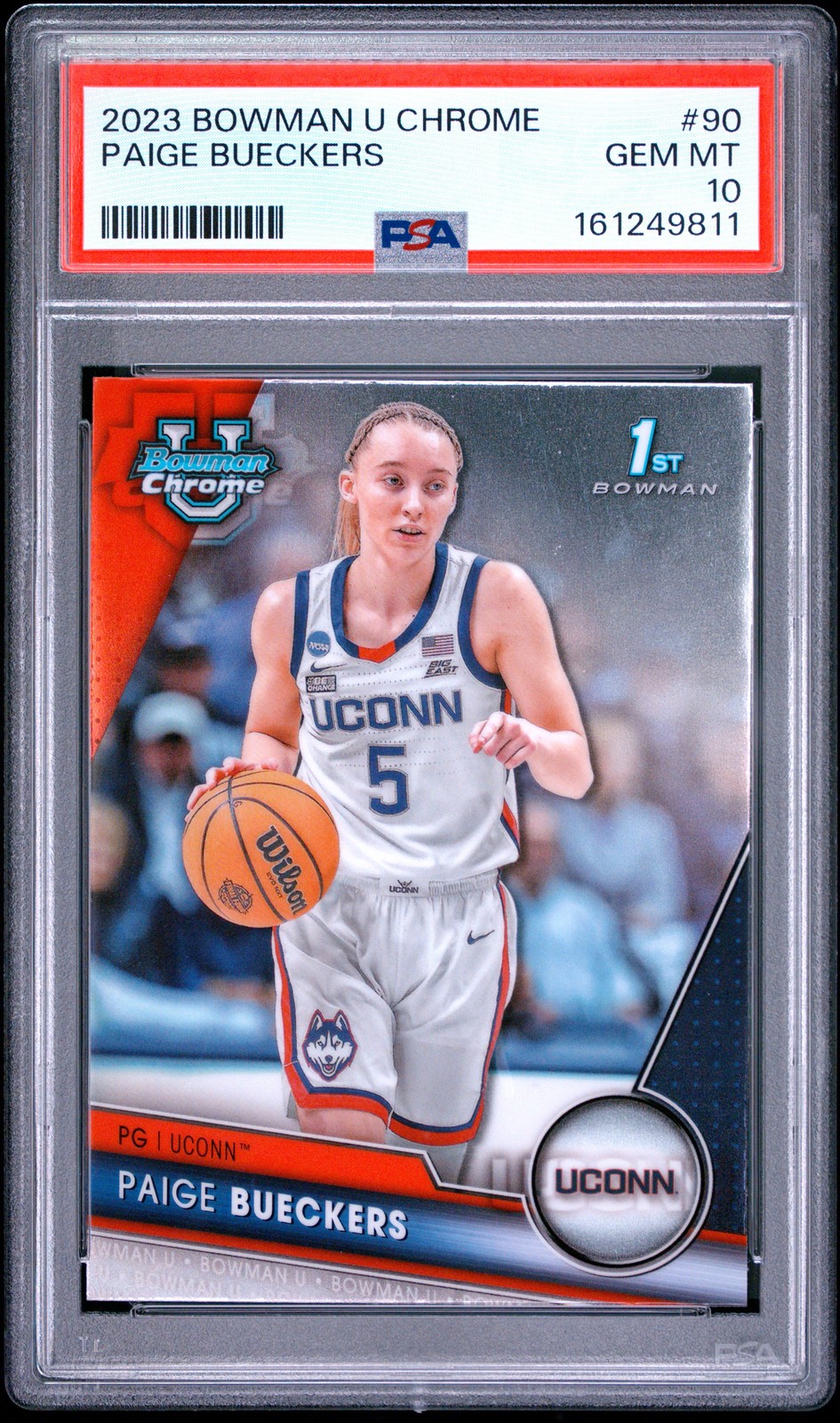 2023 BOWMAN UNIVERSITY CHROME #90 PAIGE BUECKERS PSA 10