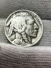 1925 D Full Date 1/2 Horn Buffalo Nickel -  Nice Better Date US Coin!