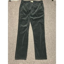 Marine layer saturday chino Large mens corduroy green drawstring jogger pant