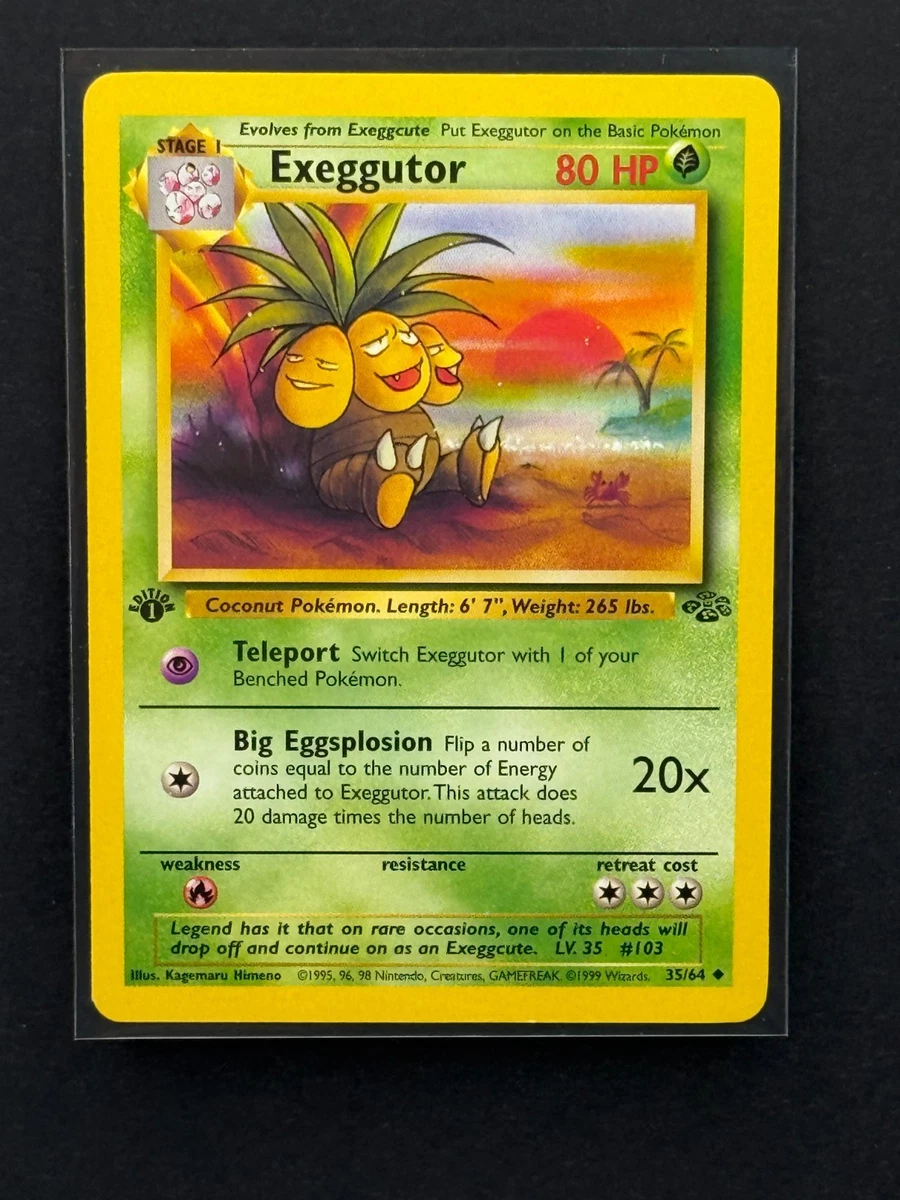 Pokémon TCG Jungle 1st Edition Games Individual Trading Card for