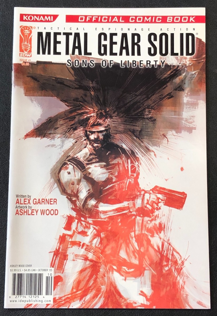 Metal Gear Solid Sons of Liberty Issue #1 IDW 2005 Konami Comic