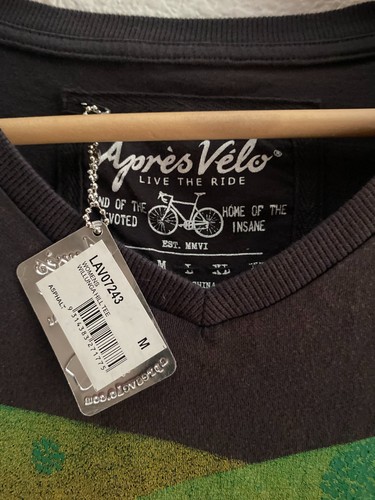 Apres Velo Live The Ride Willunga Hill Tee T-Shirt Ride Down Under Australia NWT - Picture 2 of 5