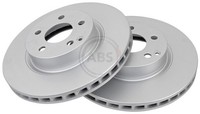2X Bremsscheibe Beschichtet A.B.S. 17403 FüR S211 CLS Klasse VF211 W211 Mercedes