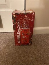 Fireworks Bubble Machine With 80ml Bubble Solution, Portable Automatic Bubbles