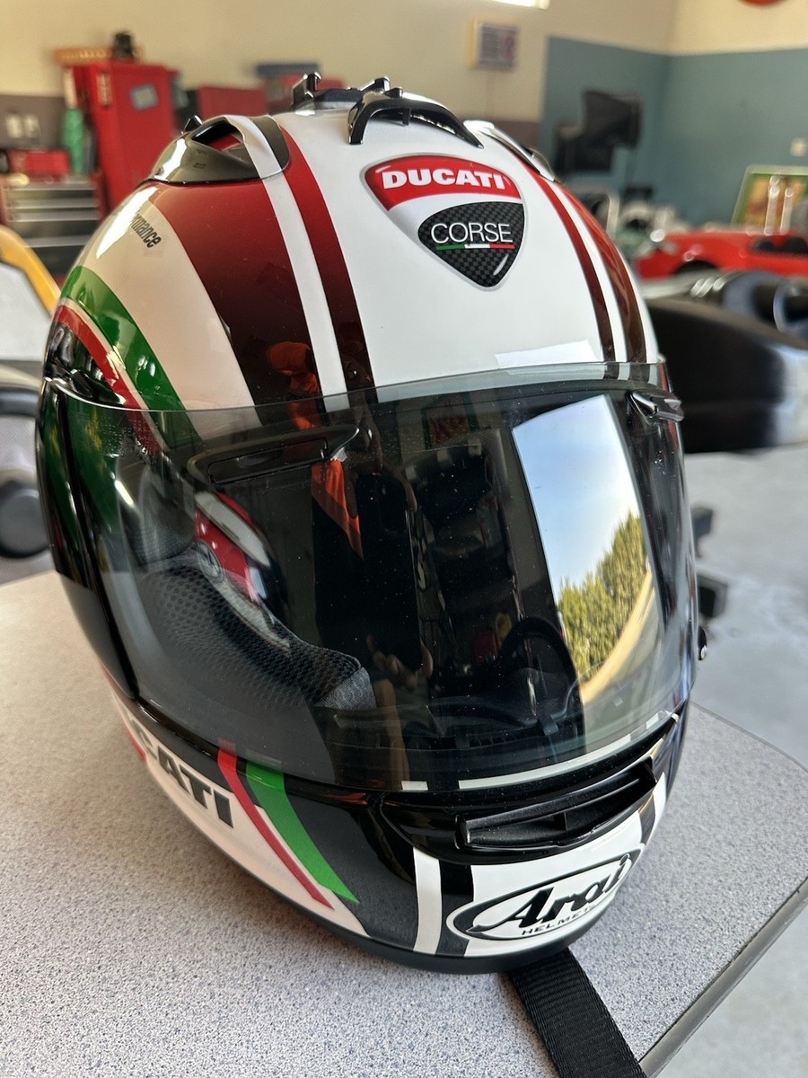 Arai Corsair-V Ducati Corse - Size XL- Motorcycle Helmet - | eBay