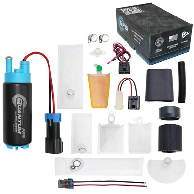 #ad 340LPH E85 Flex In Tank EFI Performance Fuel Pump Universal Master Install Kit $100.98