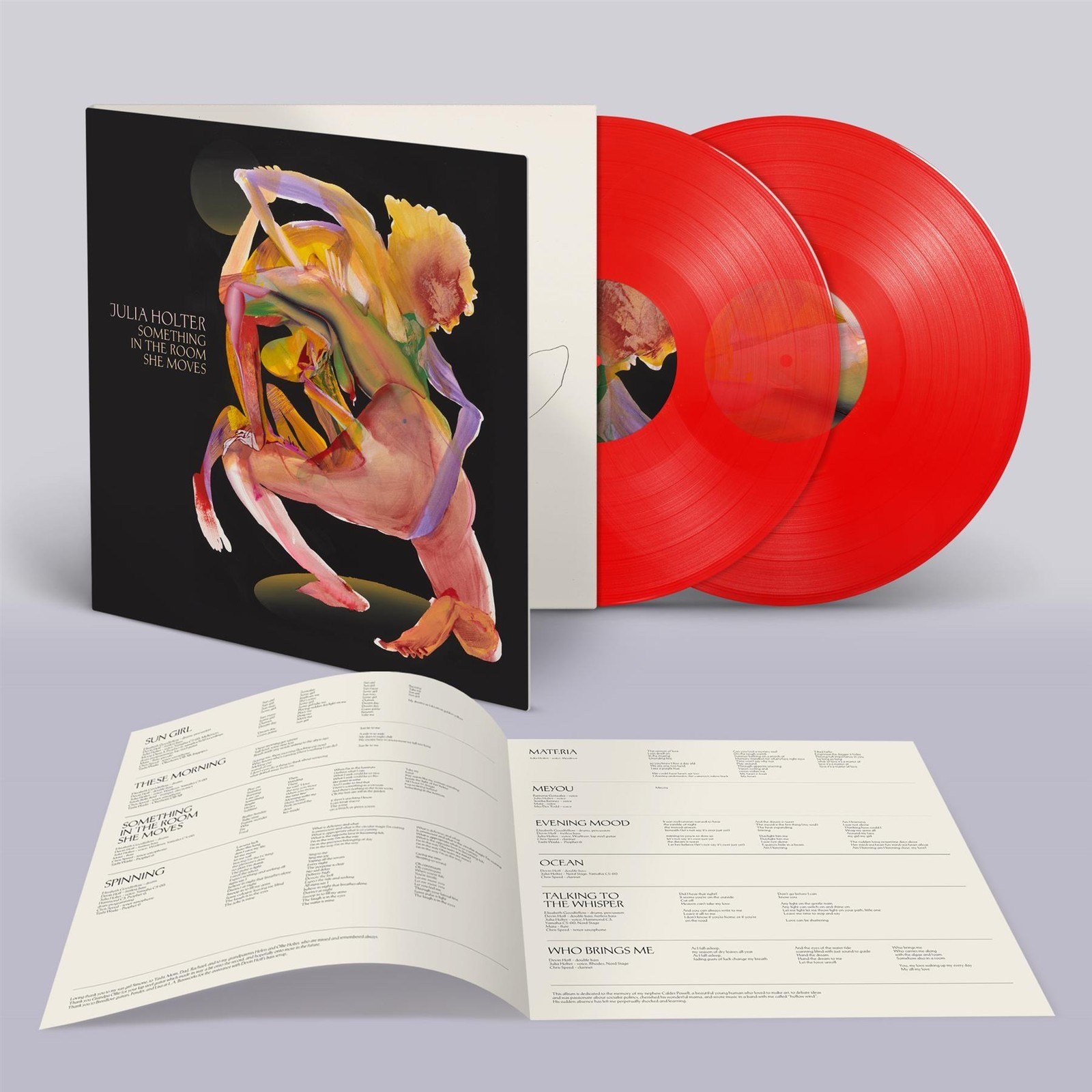 Julia Holter Something in the Room She Moves Double Red Vinyl LP