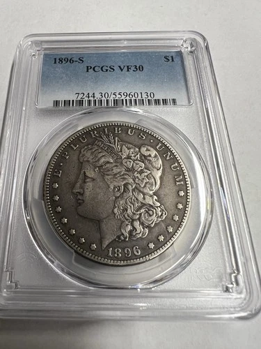 1896 S Morgan Dollar. PCGS VF30