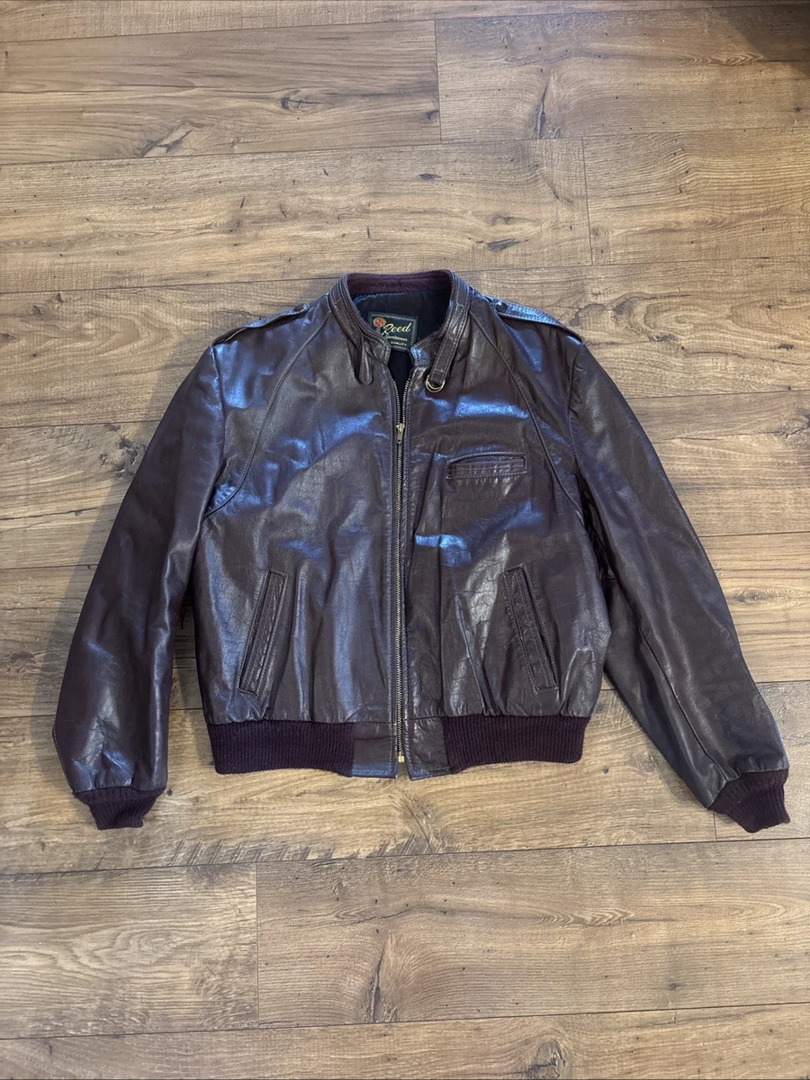reed sportswear leather jacket products for sale | eBay
