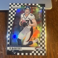 Ed McCaffrey 2024 Panini Prizm Black & White Checker Prizm #90 Broncos NM-MT