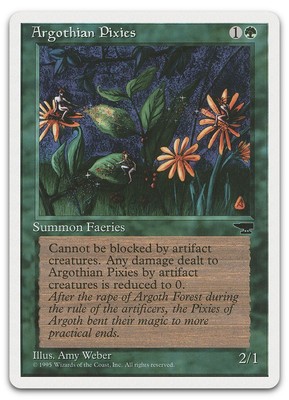 Argothian Pixies (NM) Chronicles CHR Magic MTG