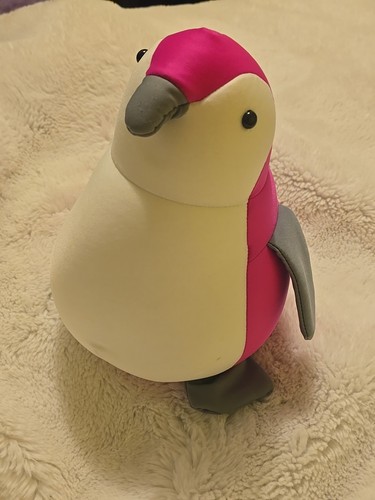 Akaru Penquin Pillow Pink Gray White Microbead Plush Toy Dubai Duty Free *read - Picture 5 of 12