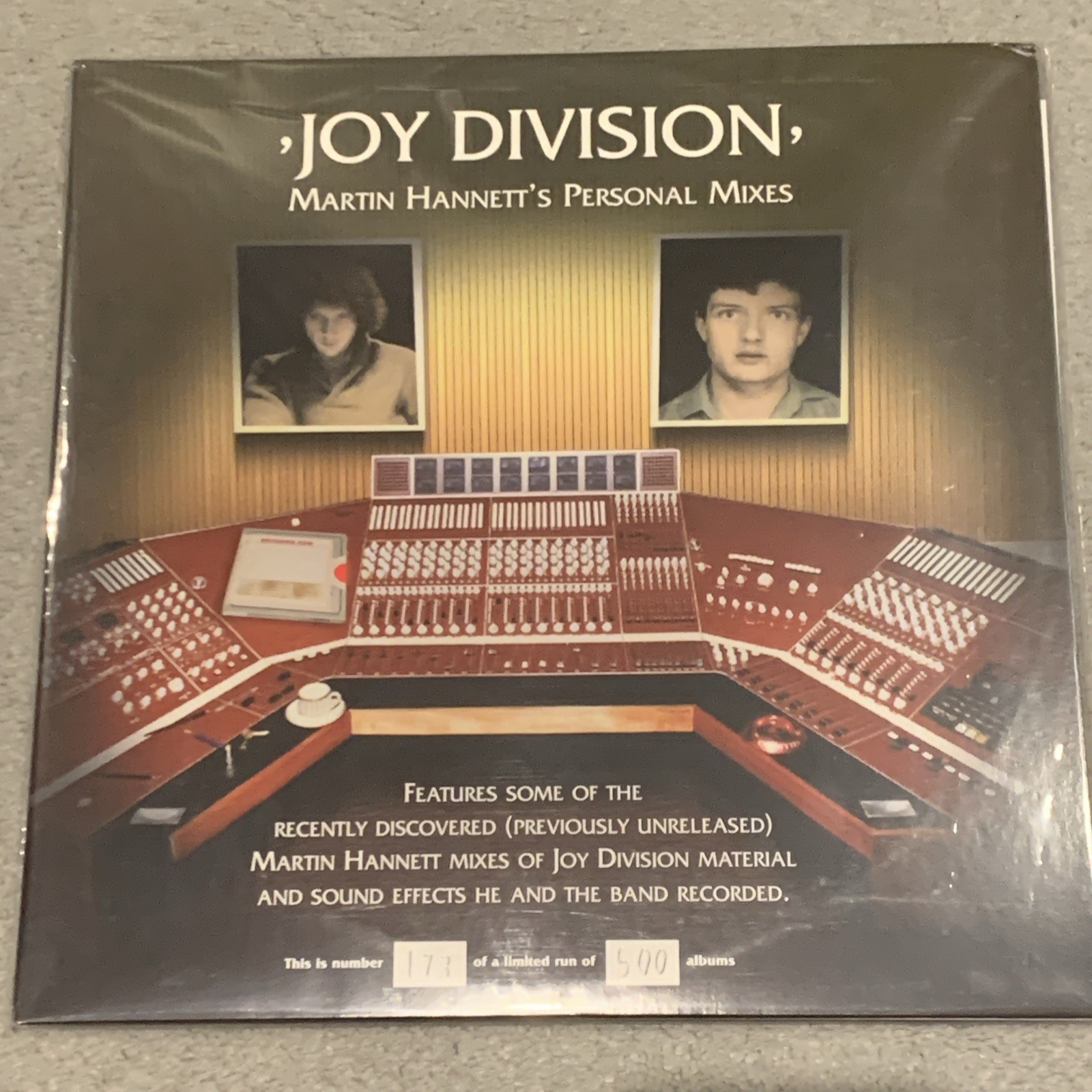 Martin Hannett's Personal Mixes by Joy Division (Record, 2022) New Sealed
