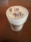 90 Percent Franklin Half dollars roll of 20 Silver $10 Face Value