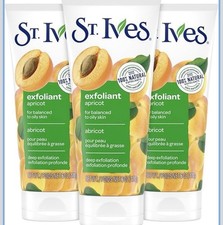 St. Ives Acne Glow Apricot Face Scrub, 6 Oz, Pack of 3 FAST SELL