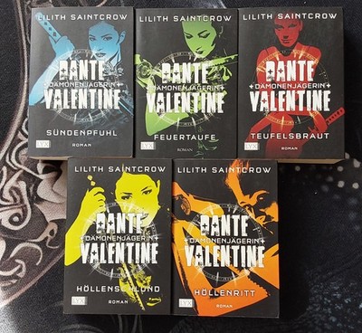 Dante Valentine: Dämonenjägerin Band 1- 5 komplett in Taschenbuchformat.