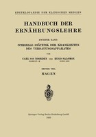 Hugo Salomon (U. A.) | Handbuch Der ErnäHrungslehre | Taschenbuch | Deutsch