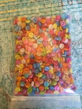 Lot of 1000 6mm psc Mixed colors Mini Buttons for Craft Art & Sewing