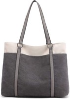 Damen Handtasche Schultertasche Canvas Groß Shopper Elegant BüRo Schule Alltag
