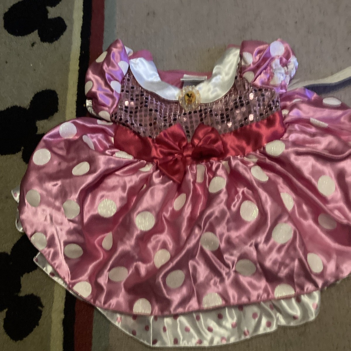 disney store pink minnie mouse dress Disney Store Minnie Mouse Pink Dress For Kids