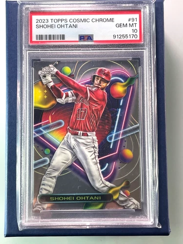 2023 Topps Cosmic Chrome Shohei Ohtani #91 PSA 10 Gem Mint