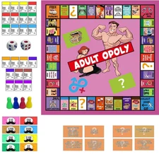 Couple Adult Opoly Board Game - Romantic Couples Games for Date Night Sex Games