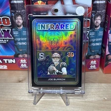 JOE BURROW 2023 Panini Spectra Football Infrared Prizm Holo SP #'d 14/99 Bengals