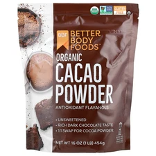 Organic Cacao Powder, 16 oz (454 g)