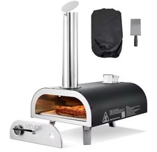 Four A Pizza Hot Au Bois Ou Granulé Àvec Thermomètre Extérieur Intégrer Vevor