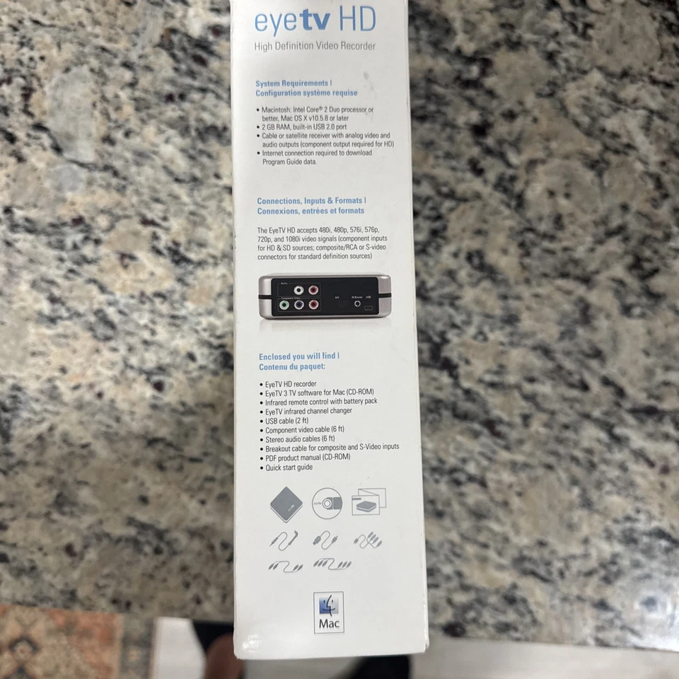 Elegato eye TV HD High definition Video Recorder. Never used, open box. For Mac - Image 2 of 4