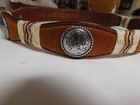 Leather Belt w/Buckle & Conchos — photo 4