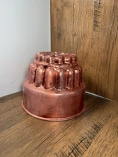 Vintage Copper Tone Jello-O Mold Wall Decor Tiered