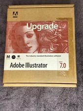 Adobe Illustrator 7.0 Upgrade For Macintosh Box Set w/ User Guide Manual