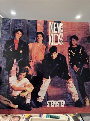 New Kids On The Block  Step By Step  Maxi-Single 12 /CBS 44-73376 (NM) 1990