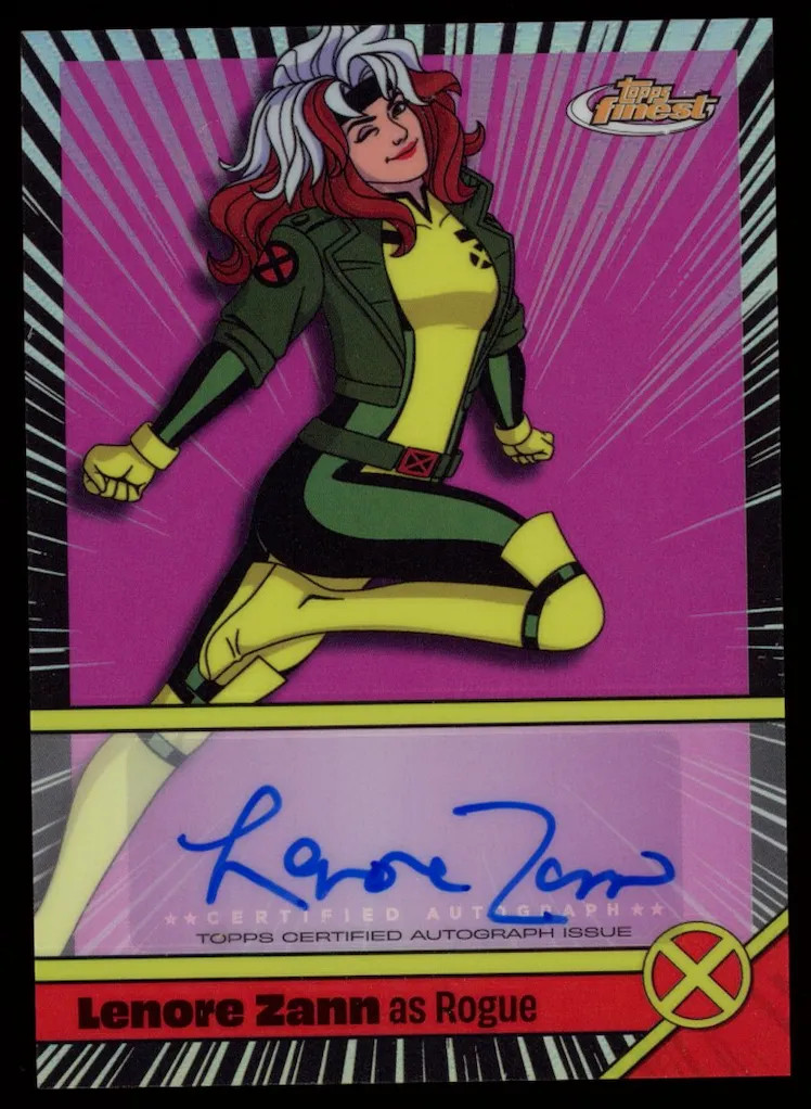 LENORE ZANN ROGUE 2025 Marvel X-Men '97 Topps Finest Voice Actor Auto #VA-LZ