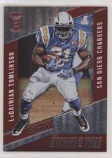 2016 Donruss Elite Etched in Time Red 8/75 LaDainian Tomlinson #ET-LT HOF 04br
