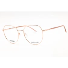 Moschino Love Women's Eyeglasses Gold Copper Geometric Frame MOL560 0DDB 00