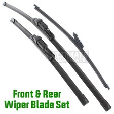 Front & Rear Windscreen Wiper Blades Set For Skoda Fabia Mk3 NJ 2014-2022