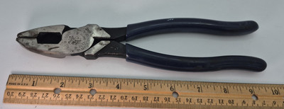 Klein Tools D213-9NETP 9'' High Leverage Lineman's Pliers Side Cutting USA