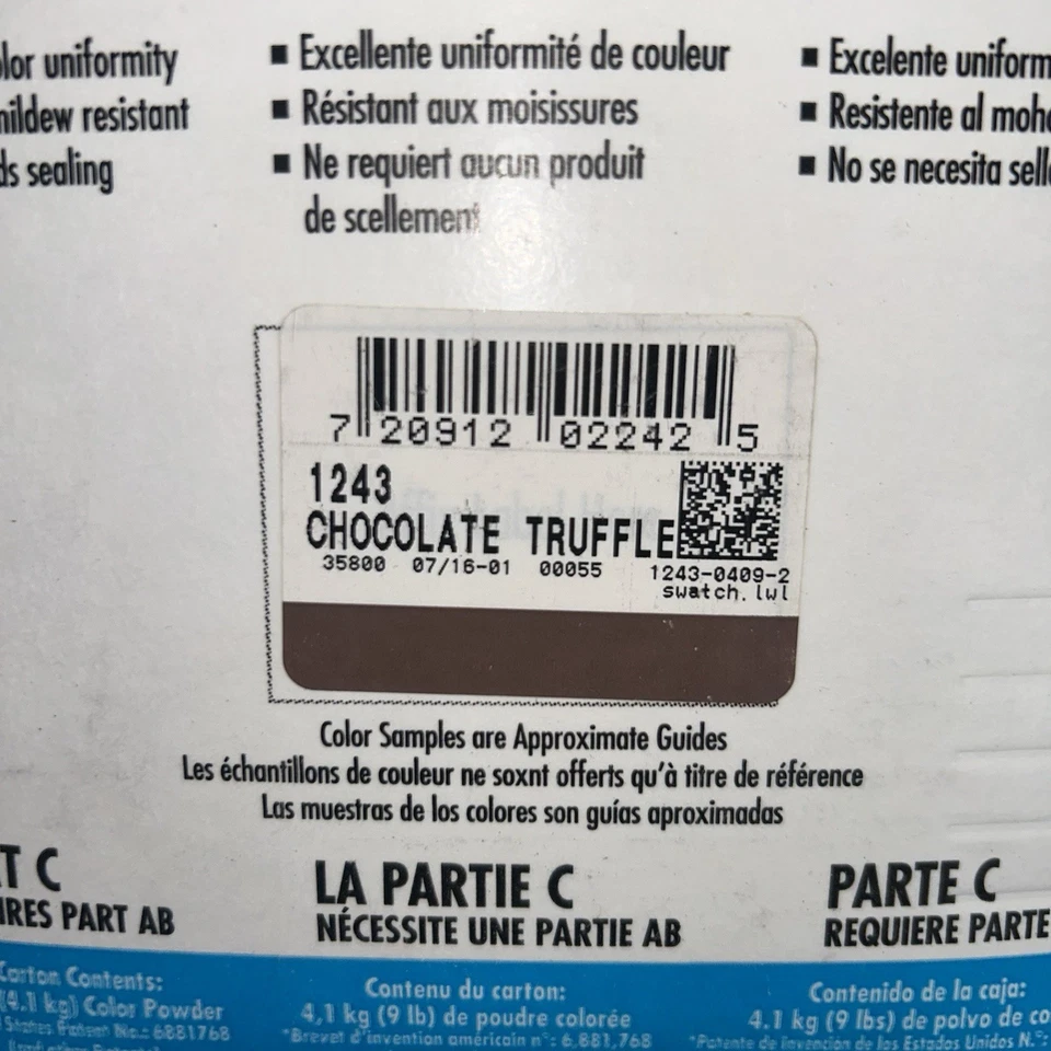 Laticrete SpectraLOCK PRO Premium Epoxy Grout Chocolate Truffle Part A B C 5.2kg - Image 3 of 4