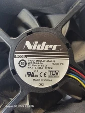 Nidec Dell T92C12MS1A7-57A02 Computer Cooling Case Fan