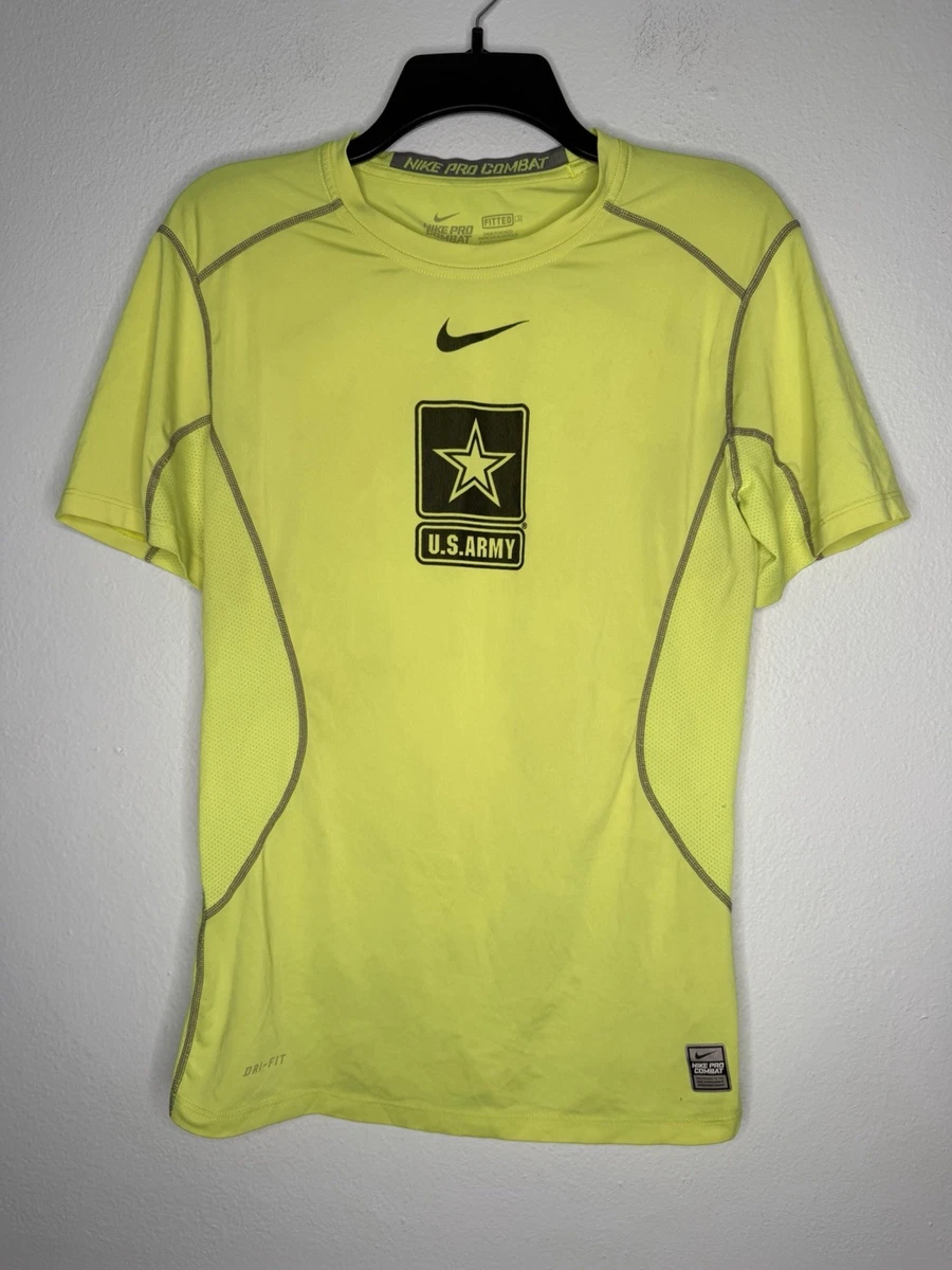 Yellow Nike Pro Combat Activewear Tops for Men | eBay