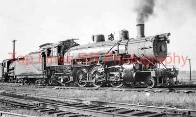 Chicago Burlington & Quincy #2149 2-6-2 Lincoln NE 8-1953 Neu 5x8 Fotos