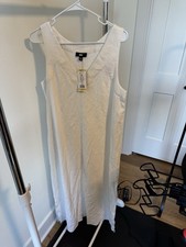 WOMENS DKNY LINEN DRESS SIZE Medium NEW WITH TAGS
