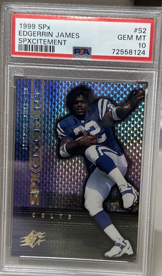 Edgerrin James SPx SPxcitement #S2 Base