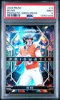 2024 Panini Prizm - Prizmatic Bo Nix #11 Green Prizm (RC) PSA 9